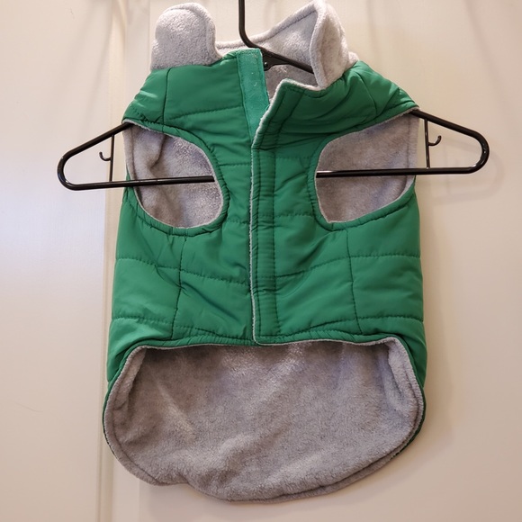 None Dog Fleecelined Velcroclosure Dog Jacket Poshmark